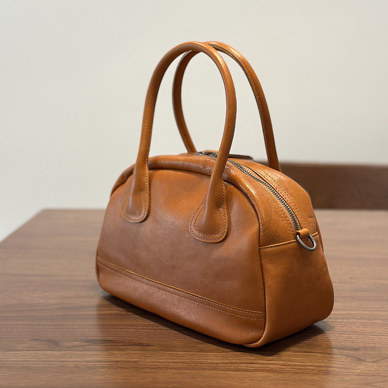 Sac casual en cuir Shell style Crossbody