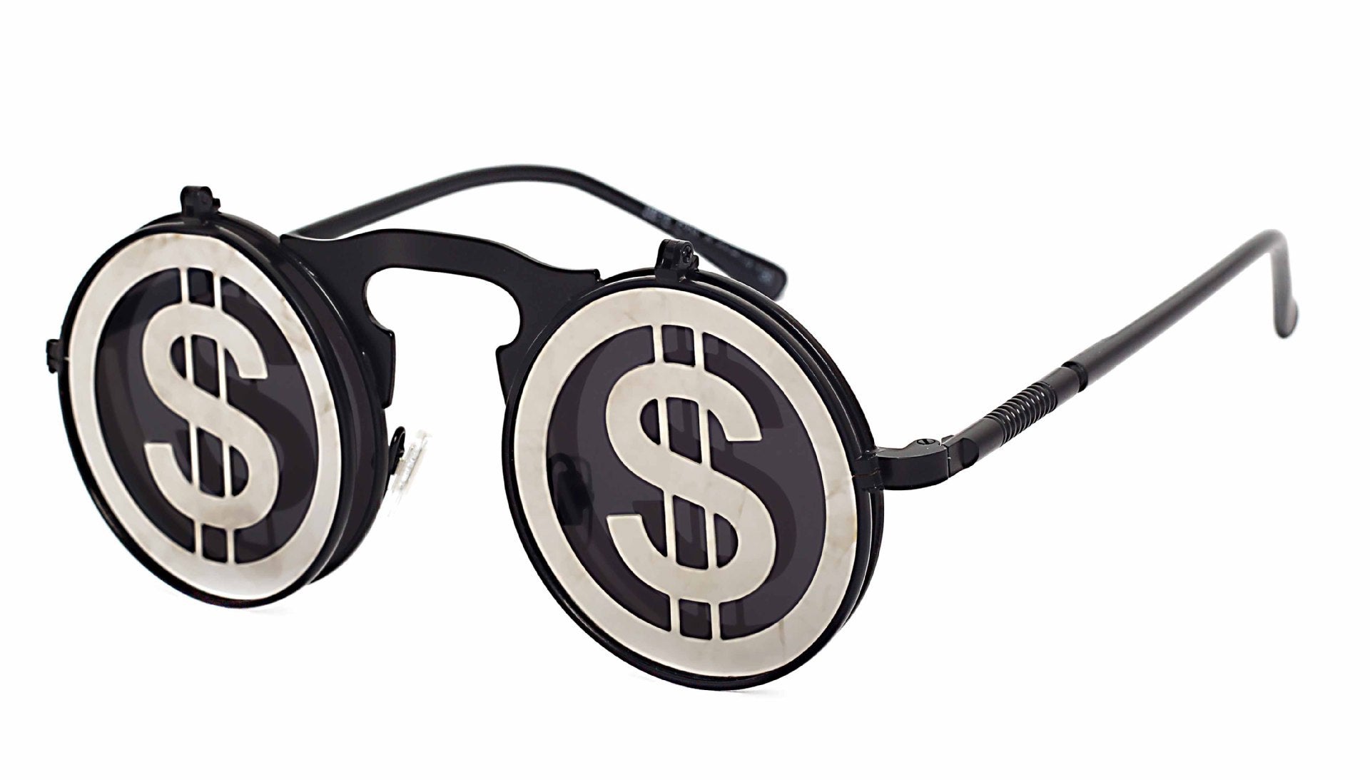 Lunettes de soleil Casual Retro Metal Punk pour hommes
