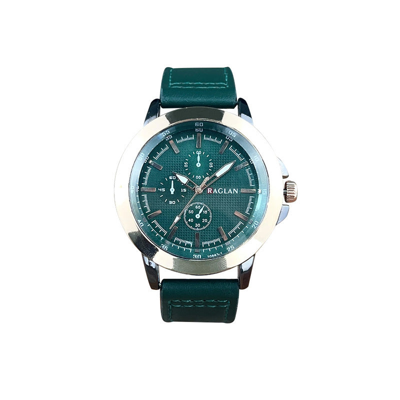 Montre homme de style rétro à trois yeux
