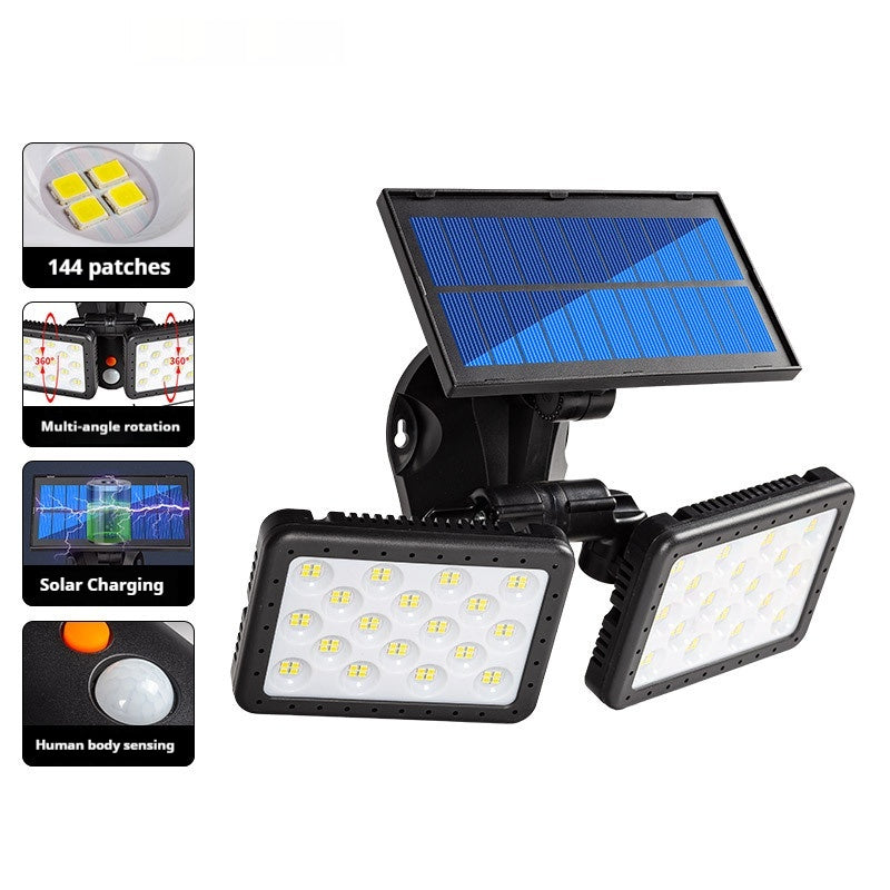Intégration d'induction de lampe de jardin solaire