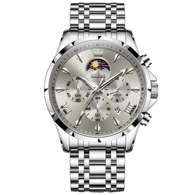 Montre Quartz masculine multifonctionnelle sport et loisirs