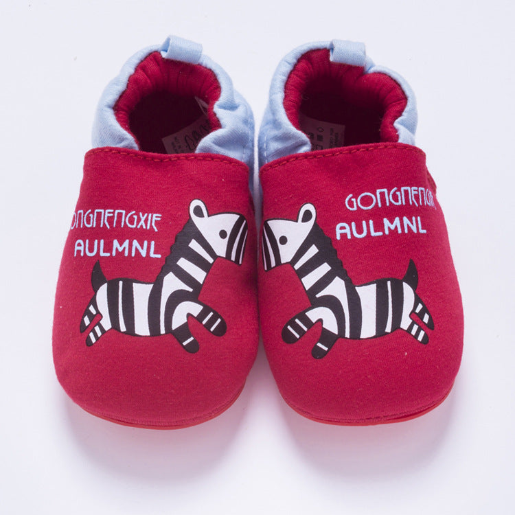 Bébé Soft Bottom Chaussures pour tout-petit 0-1-2 ans Vieux Garçons et Filles Mode Accueil Non-dérapant