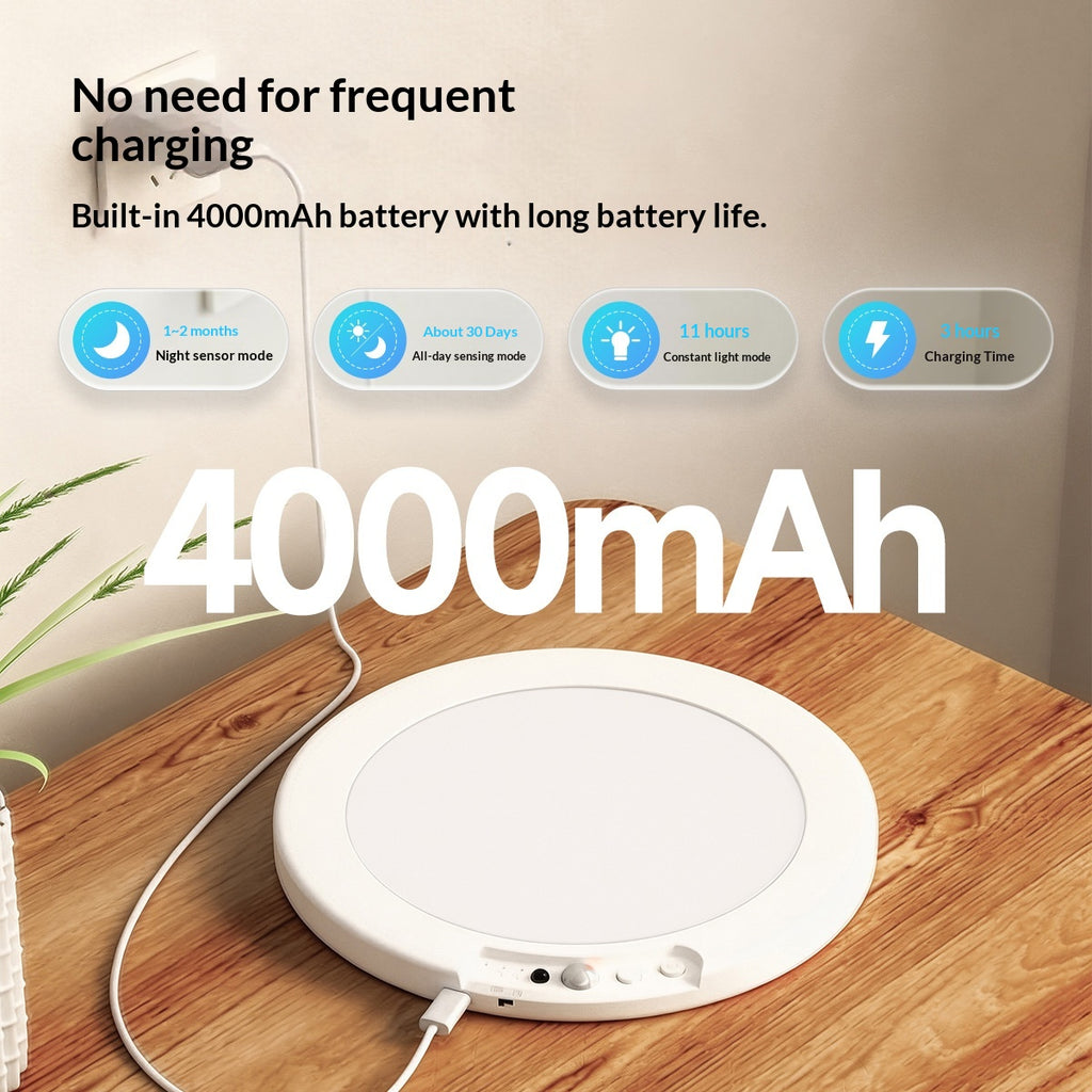 Lumière de plafond à induction rechargeable longue durée