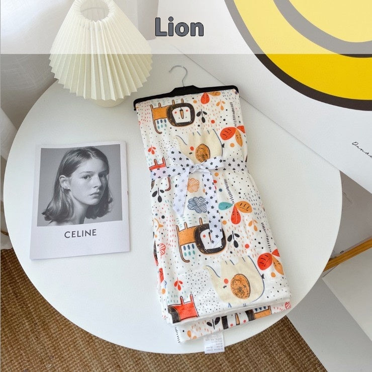 Couverture en coton pur imprimé pour enfants