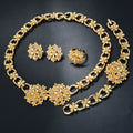 Bijoux Floral tendance européen et américain orné de diamants