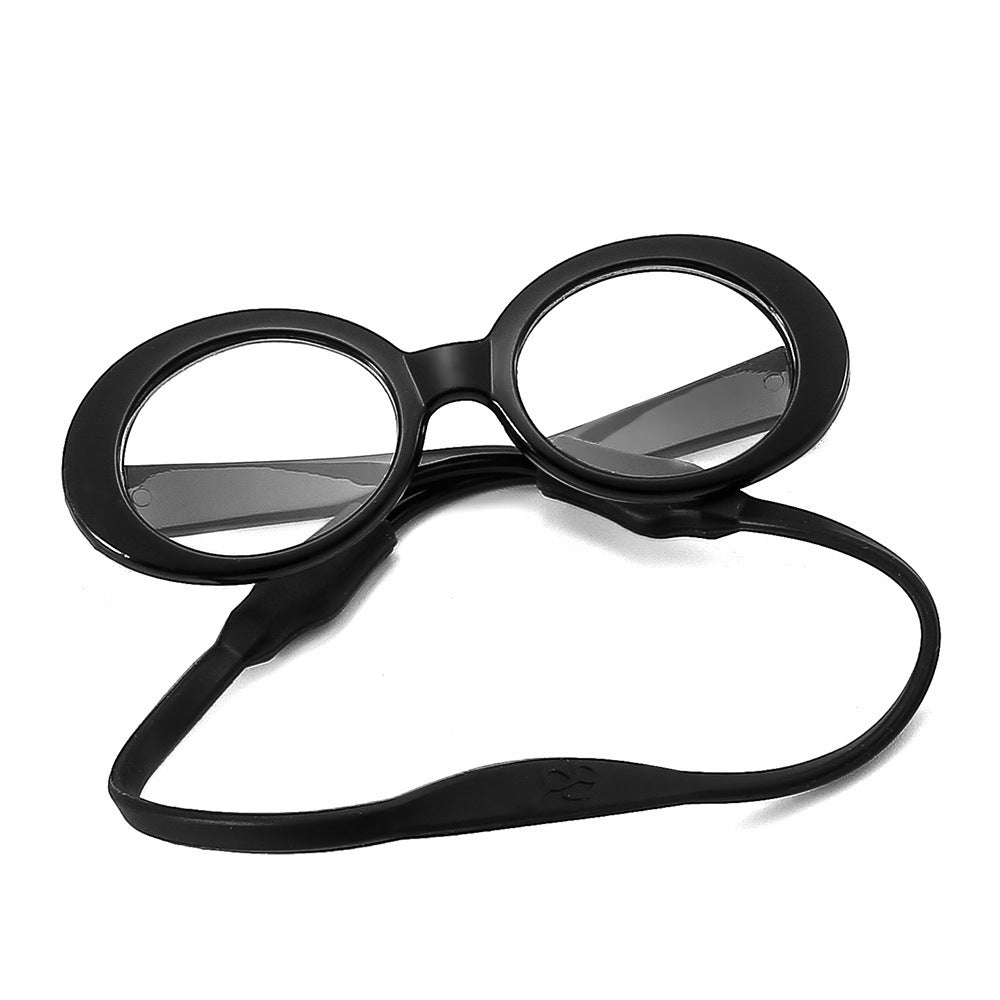Lunettes de soleil rouge pour animaux de compagnie Modèle Cat Fashion Love Cadres en verre