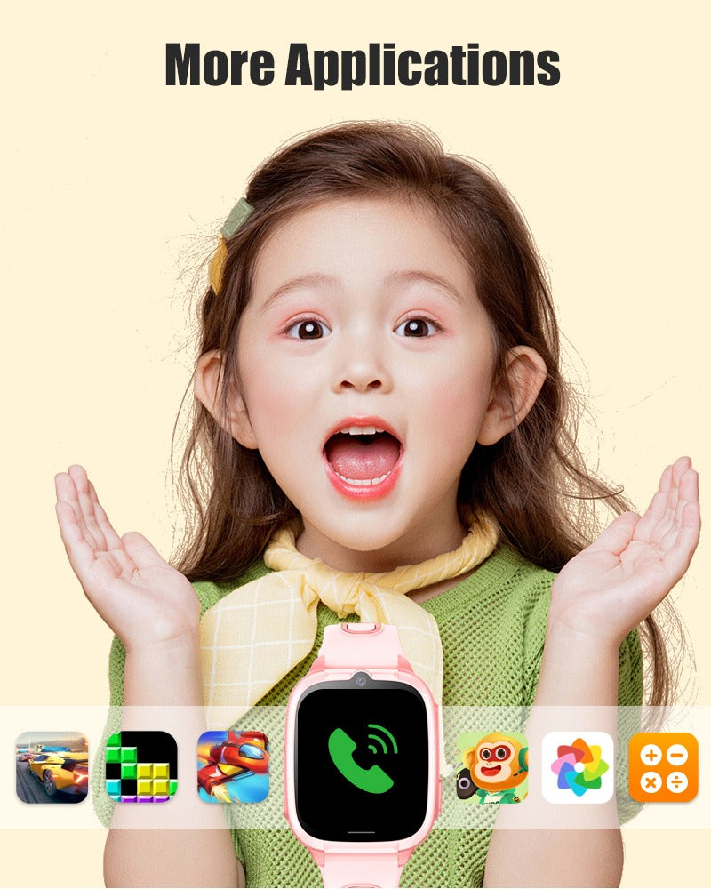 4G Enfants Smartwatch D53 Localisateur GPS Tracker Vidéo Appel Smart Watch For Children Imperméable