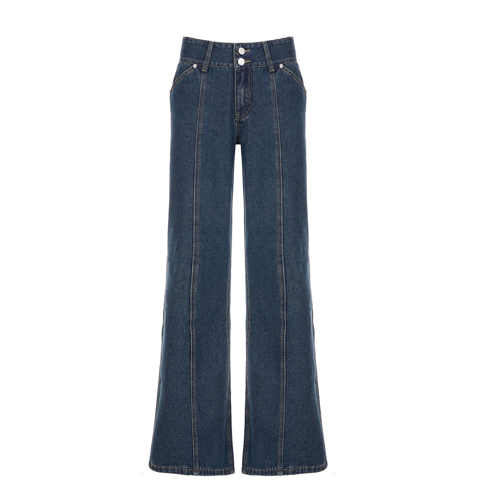 Style américain Vintage Slimming Design Skinny Jeans