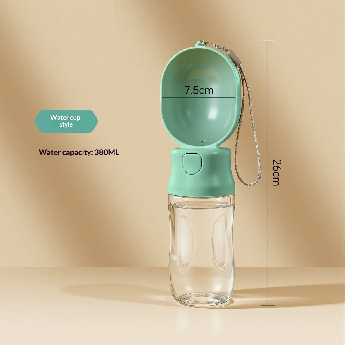 Distributeur d'eau portable pour animaux de compagnie pour les sorties