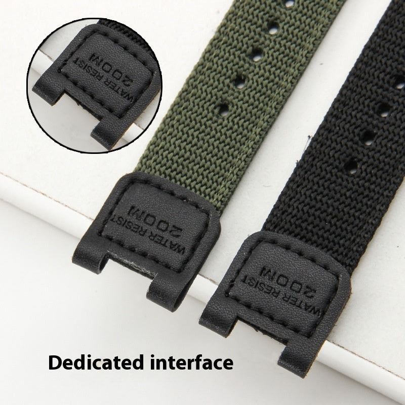 Bracelet de montre en nylon Notch imperméable avec feuille de fer