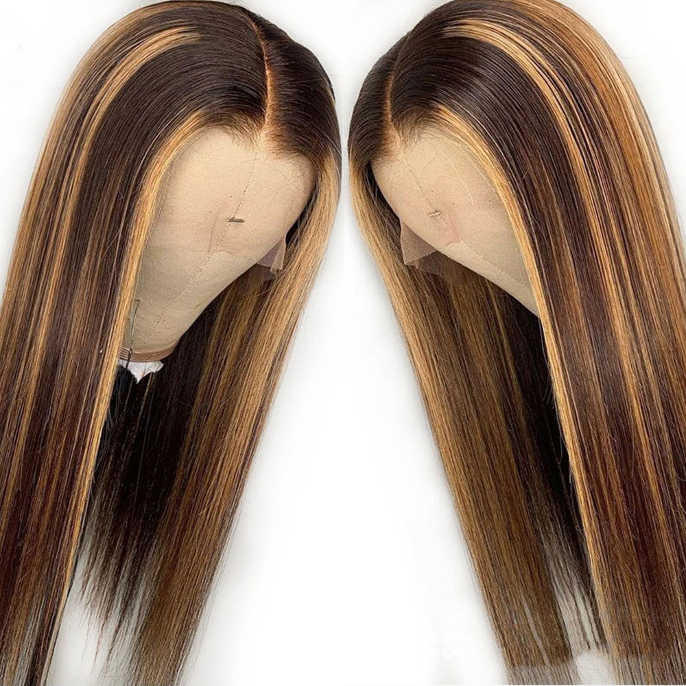 Couleur du piano Cheveux réels Tête en T