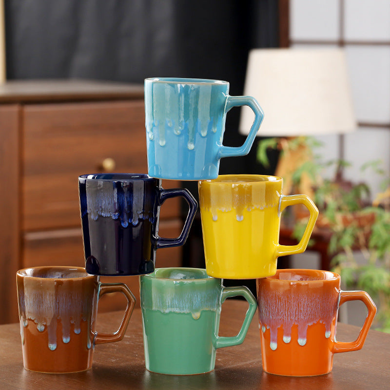 Céramique tasse de café 300 Ml KilnFlowing tasse de glaçage tasse à boire