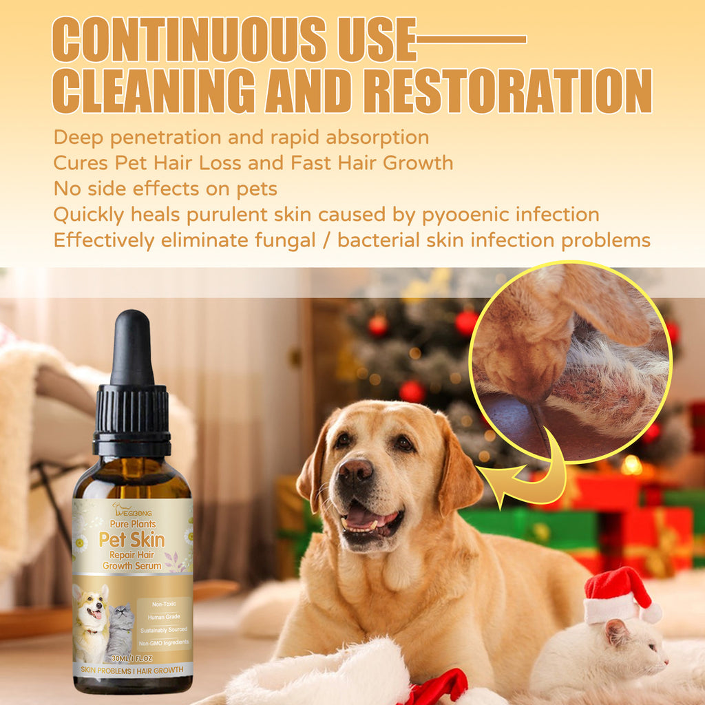 Entretien de la peau et de la plaie pour animaux de compagnie Essence pour le nettoyage et l'hydratation