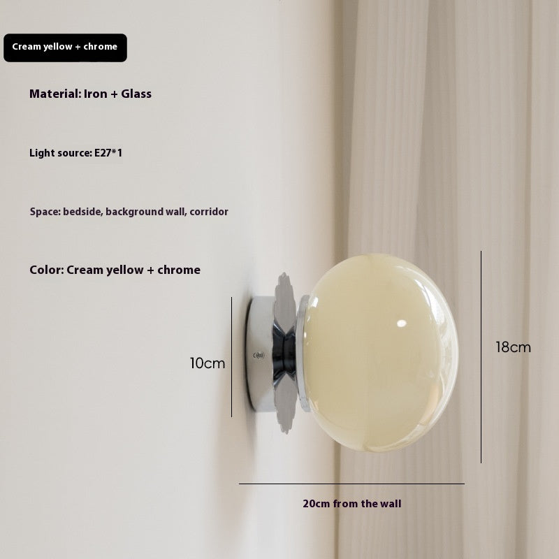 Lampe murale retro à la crème magique