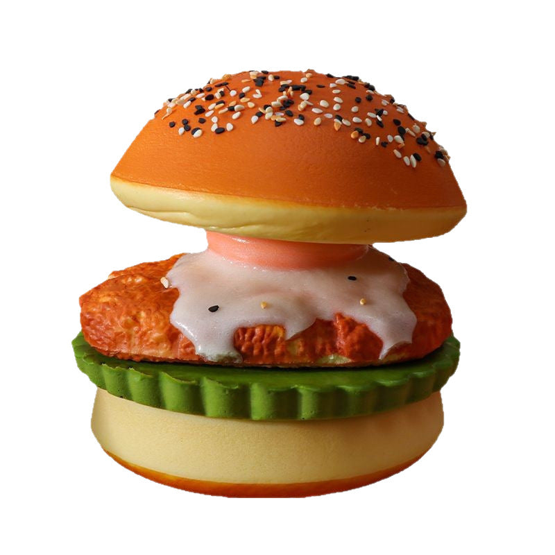 Squishy Slow-Rebound Hamburger Squeeze Toy