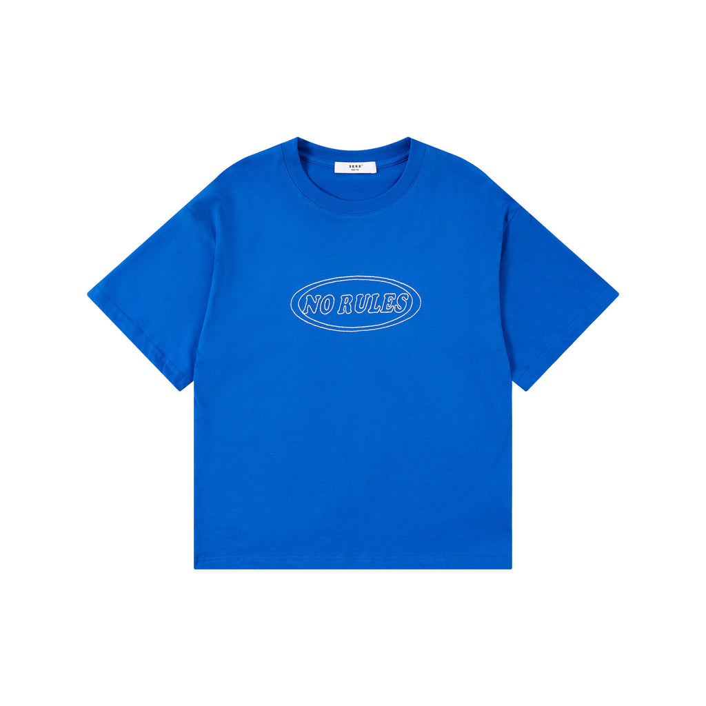 DK Vêtements à manches courtes de style américain brodés rétro pour enfants