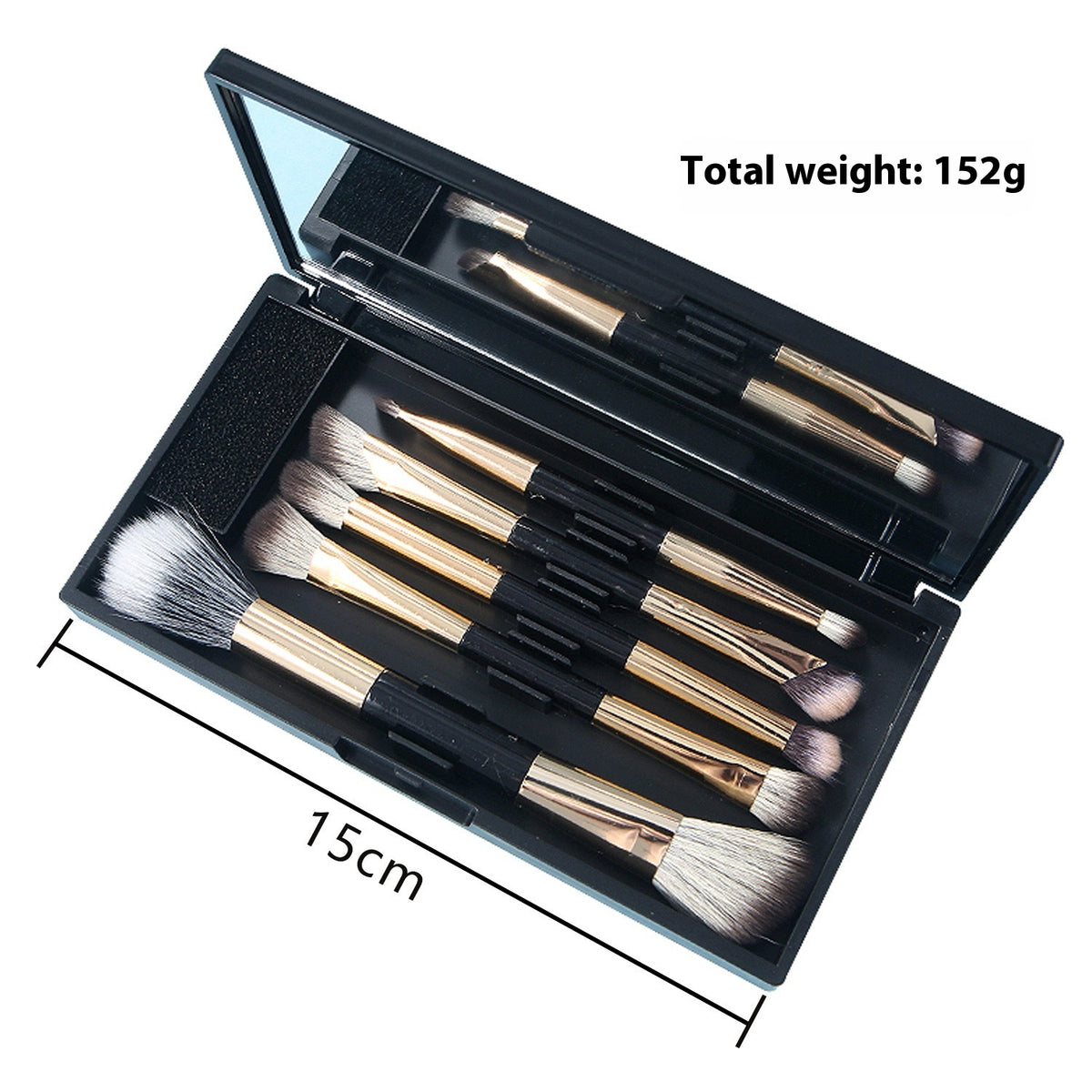 Maquillage avec miroir Pinceau de maquillage multifonctionnel