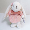 Nom brodé à la main Plush Bunny