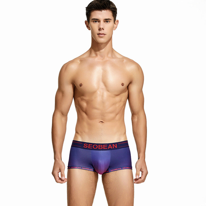 Sous-vêtements Low Waist Sexy U Convex Boxers pour hommes