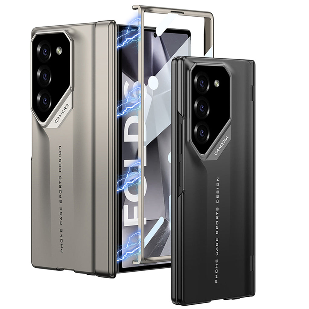 Membrane de shell ultra-mince Magnetic Frosted Hard Shell Protection intégrée