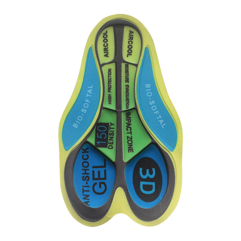 Été Cyclisme Porter des pantalons Pads Cyclisme extérieur Sweat Wicking Shock Absorption Haute densité