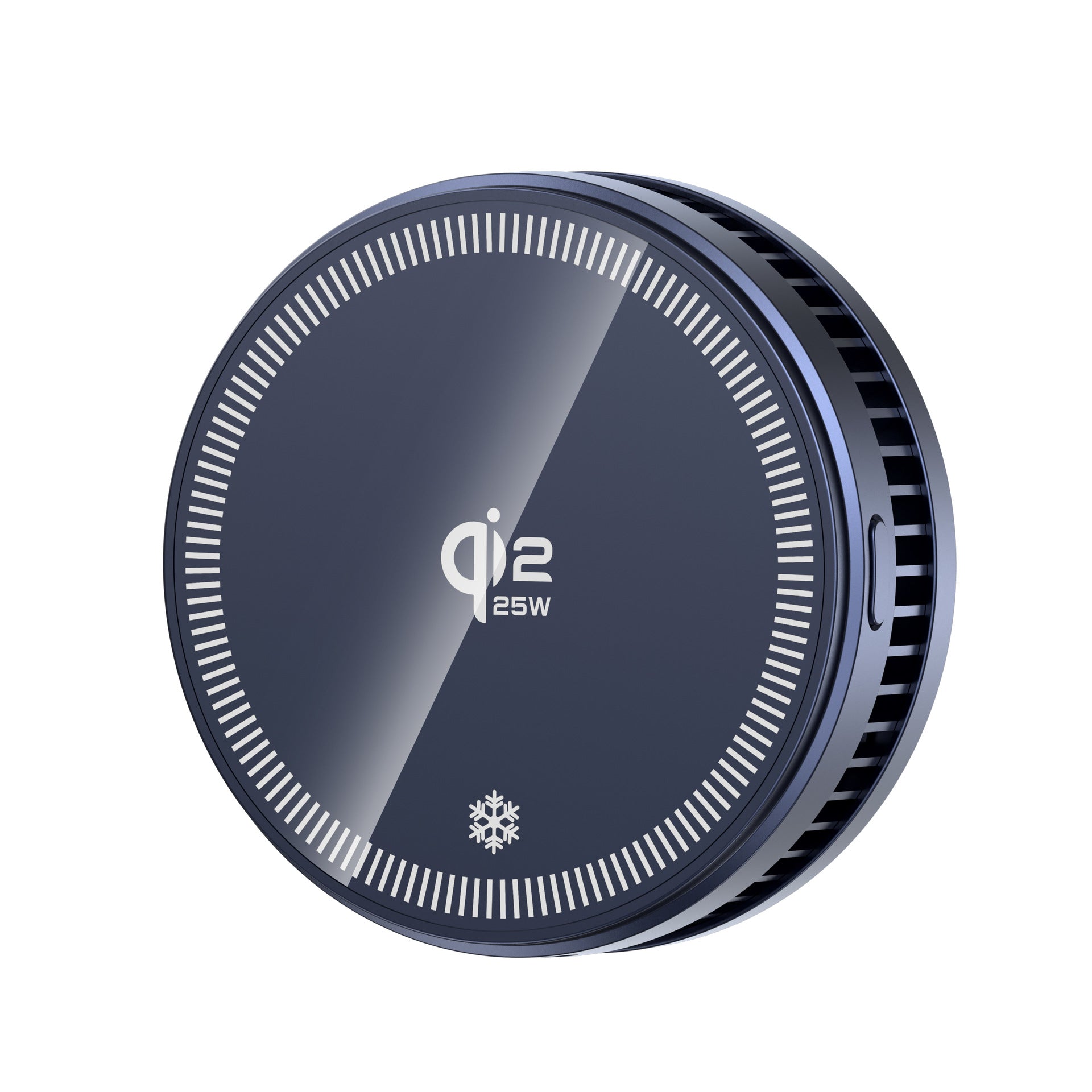 Chargeur compact sans fil 2 en 1 portable et support de refroidissement