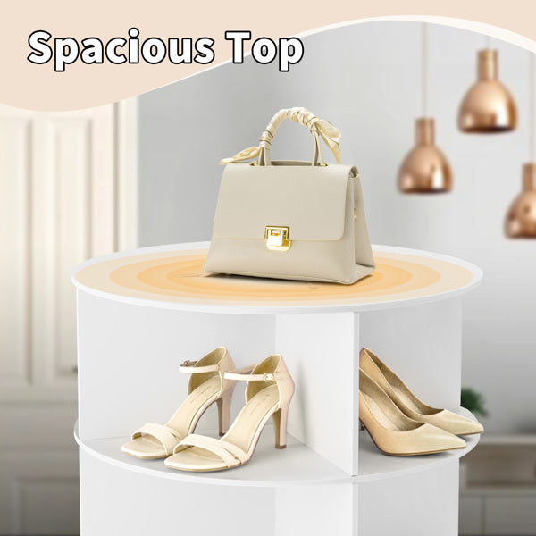 Rack de chaussures en bois composite, 60x60x184cm, blanc