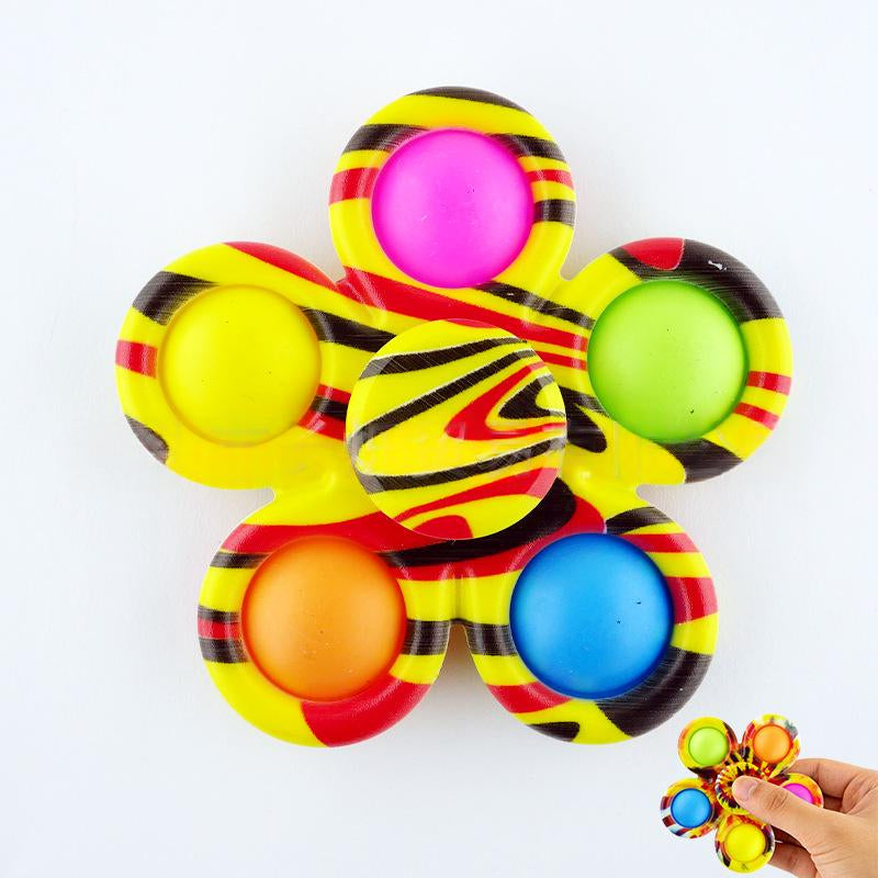 Jouet anti-stress Fidget Spinner avec impression couleur