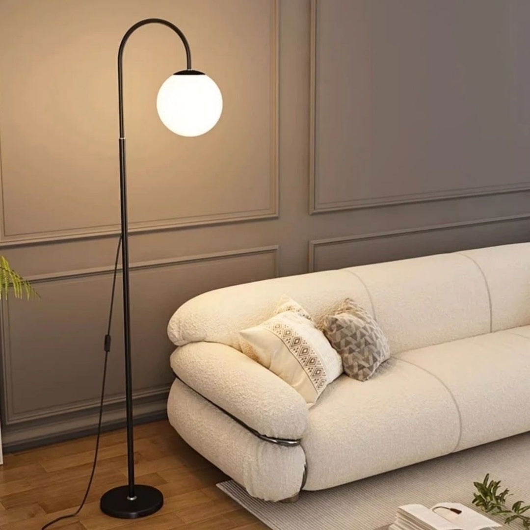 Lampe de sol 3 couleurs noir Moderne lumière debout salon chambre lampe de lecture