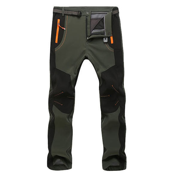 Pantalon de randonnée rembourré en polaire chaud et respirant