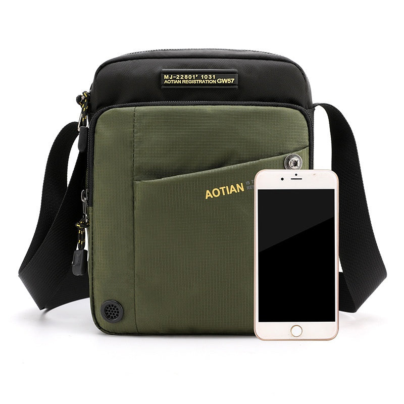 Épaule pour hommes Tide Crossbody Outdoor Travel Waterproof Loisirs Sac personnalisé