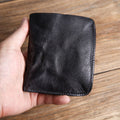 Short Retro hommes Business Simplicité Niche Vertical Wallet