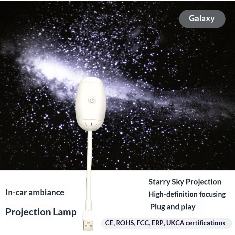La Voie lactée montée sur voiture USB Starry Sky Atmosphere Light
