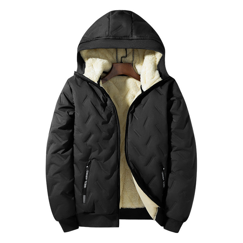 Veste rembourrée en coton ultrasonique d'hiver pour hommes