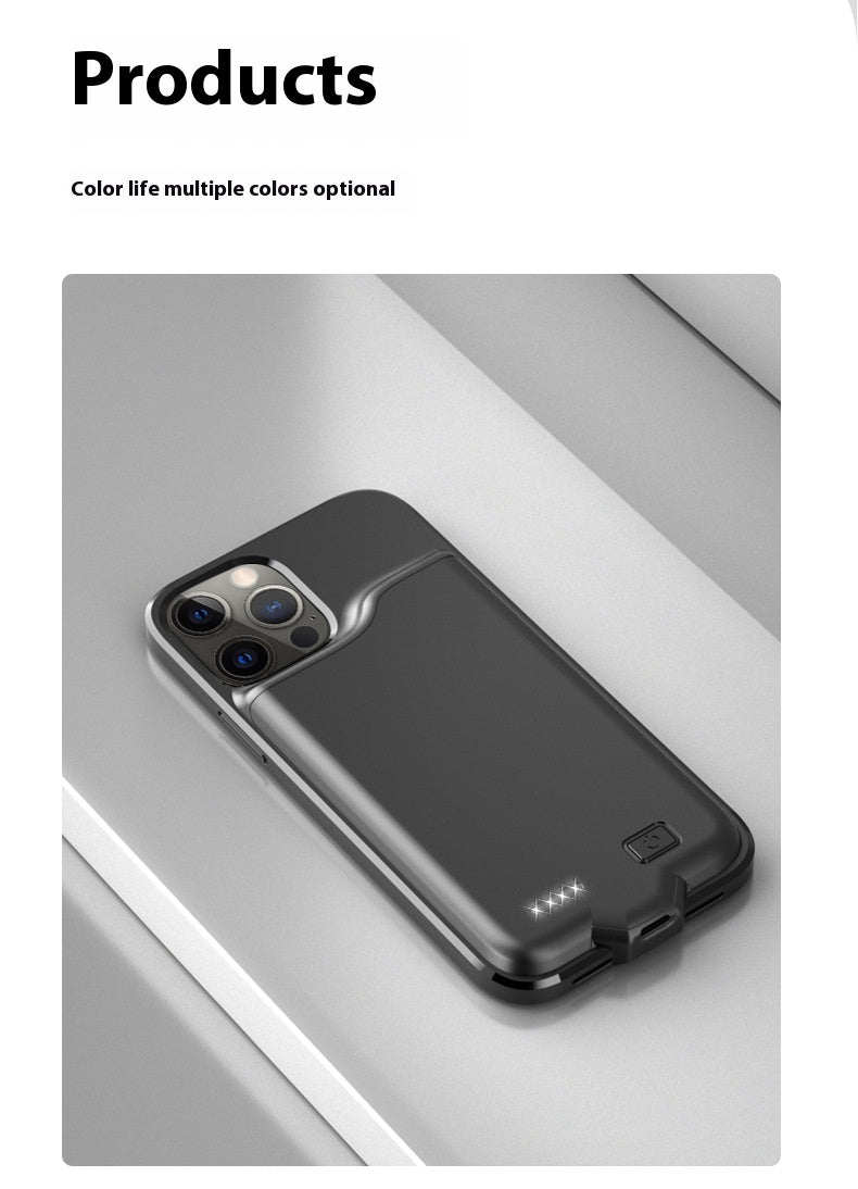 Simple Solid Couleur Ultra mince Shell Back Splint Power Bank