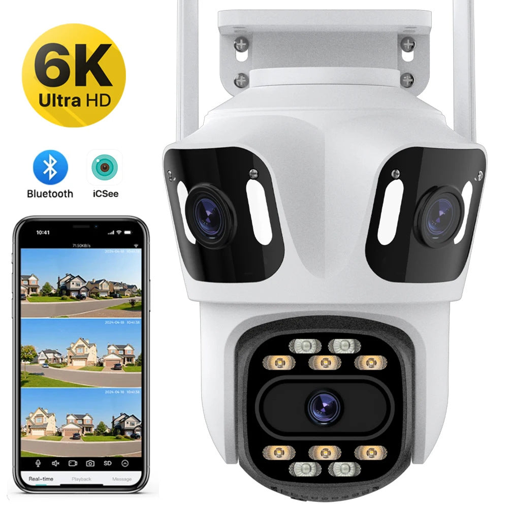 Three 9MP Screens HD Camera Night Vision