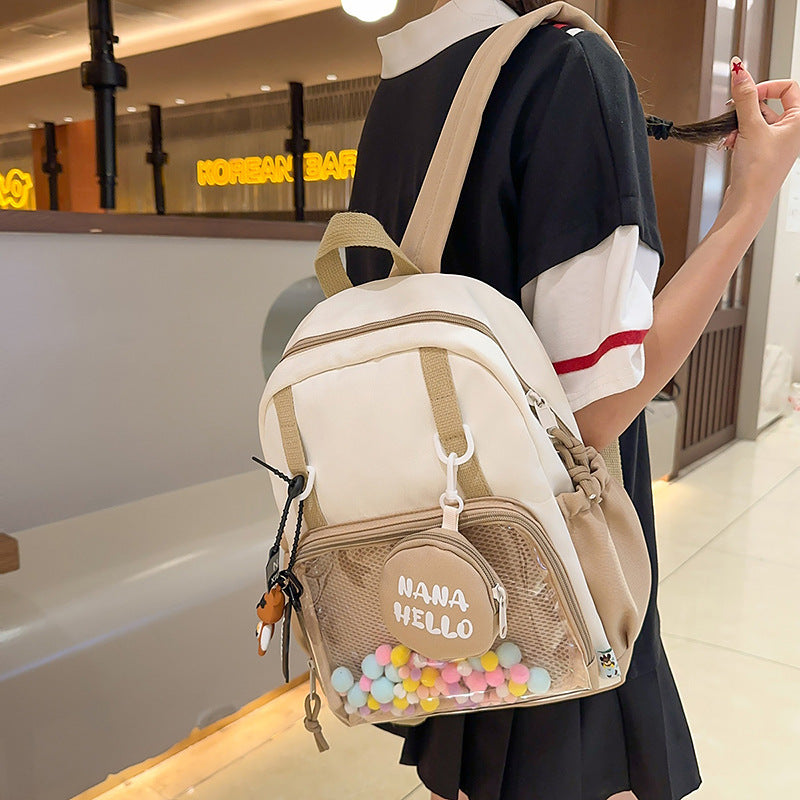 Sac à dos de l'école secondaire junior de style frais