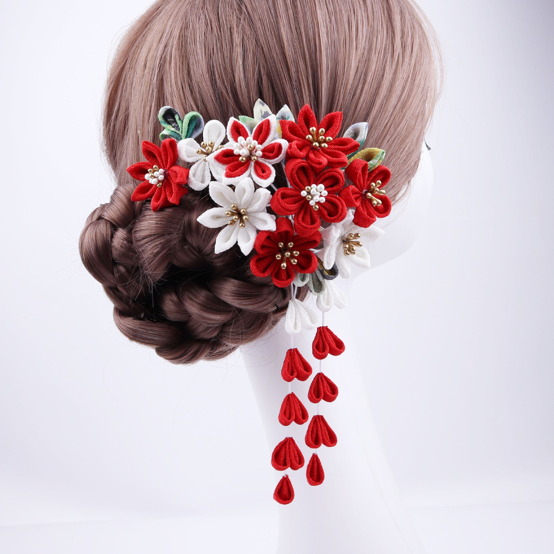 Peigne pour cheveux de style japonais Kimono Vintage