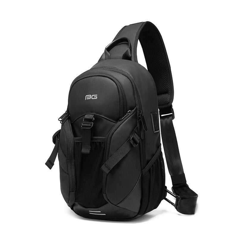 Sac transversal professionnel sophistiqué Sac à épaule polyvalent équipé d'USB
