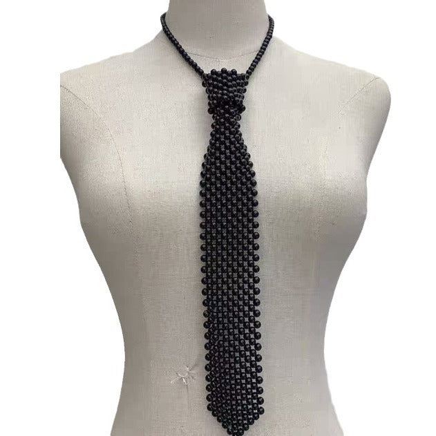 Perle Tie Chaînes du corps Hollow Out Handmade Retro