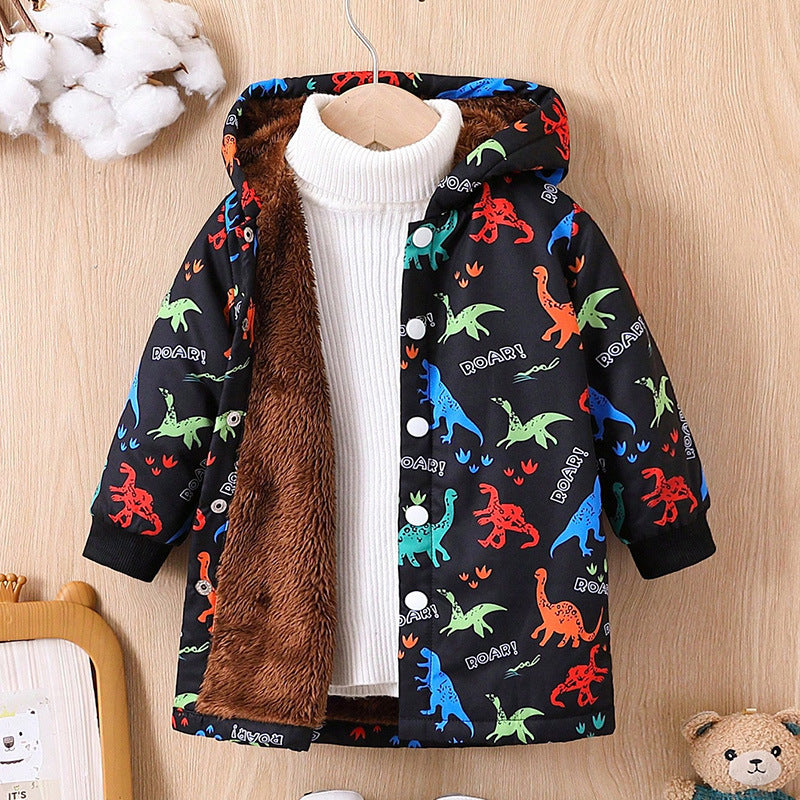 Enfant Dinosaur Fleece Lin Coat