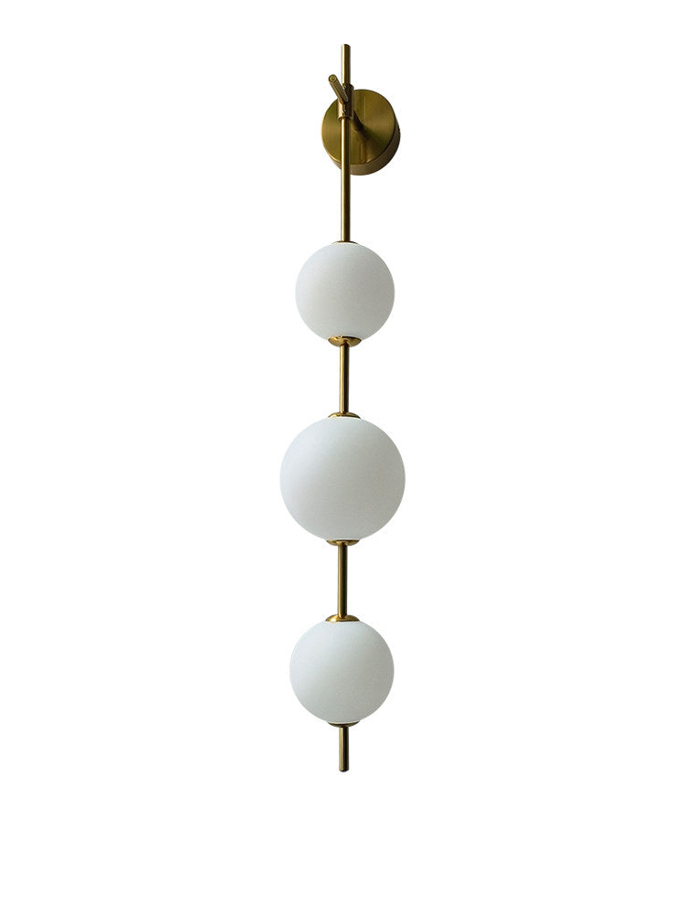 Lampe murale côté lit - Lampe perle