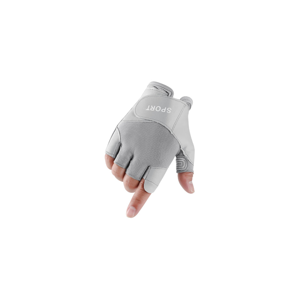 Gants léger respirant demi-doigts pour hommes et femmes idéales pour la randonnée à vélo et Fi