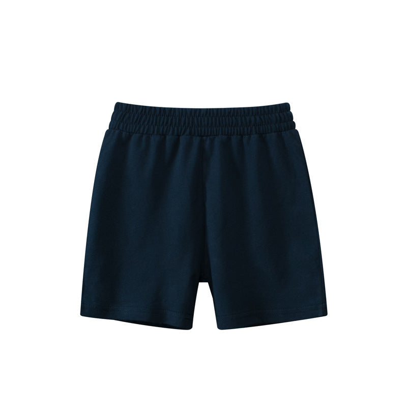 Short Capri pour enfants de couleur solide