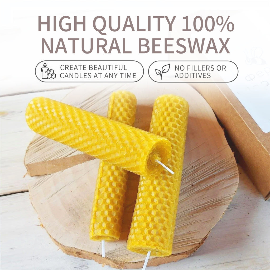 Jaysuing Flakes de cire d'abeille Fait à la main DIY Christmas Atmosphere Candle Creative Honeycomb Pure B