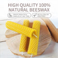 Jaysuing Flakes de cire d'abeille Fait à la main DIY Christmas Atmosphere Candle Creative Honeycomb Pure B