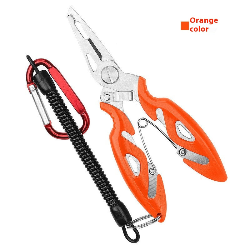 Coupe-câbles en acier inoxydable Courbé Lure Outils d'ouverture de la bague de sécurité Lure Accessoires