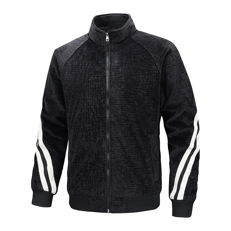 Men's Foreign Trade Spring and Autumn Suede Jacket