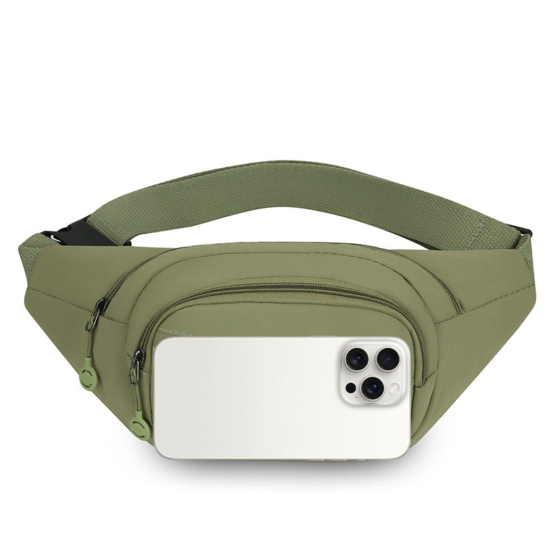 Simple Crossbody Bag Forest Series Polytile Leisure Nylon Sac à épaule Sports de plein air Mob