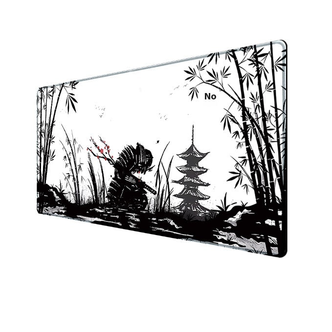 Japonais Samurai Esports Bureau Jeu Mouse Pad